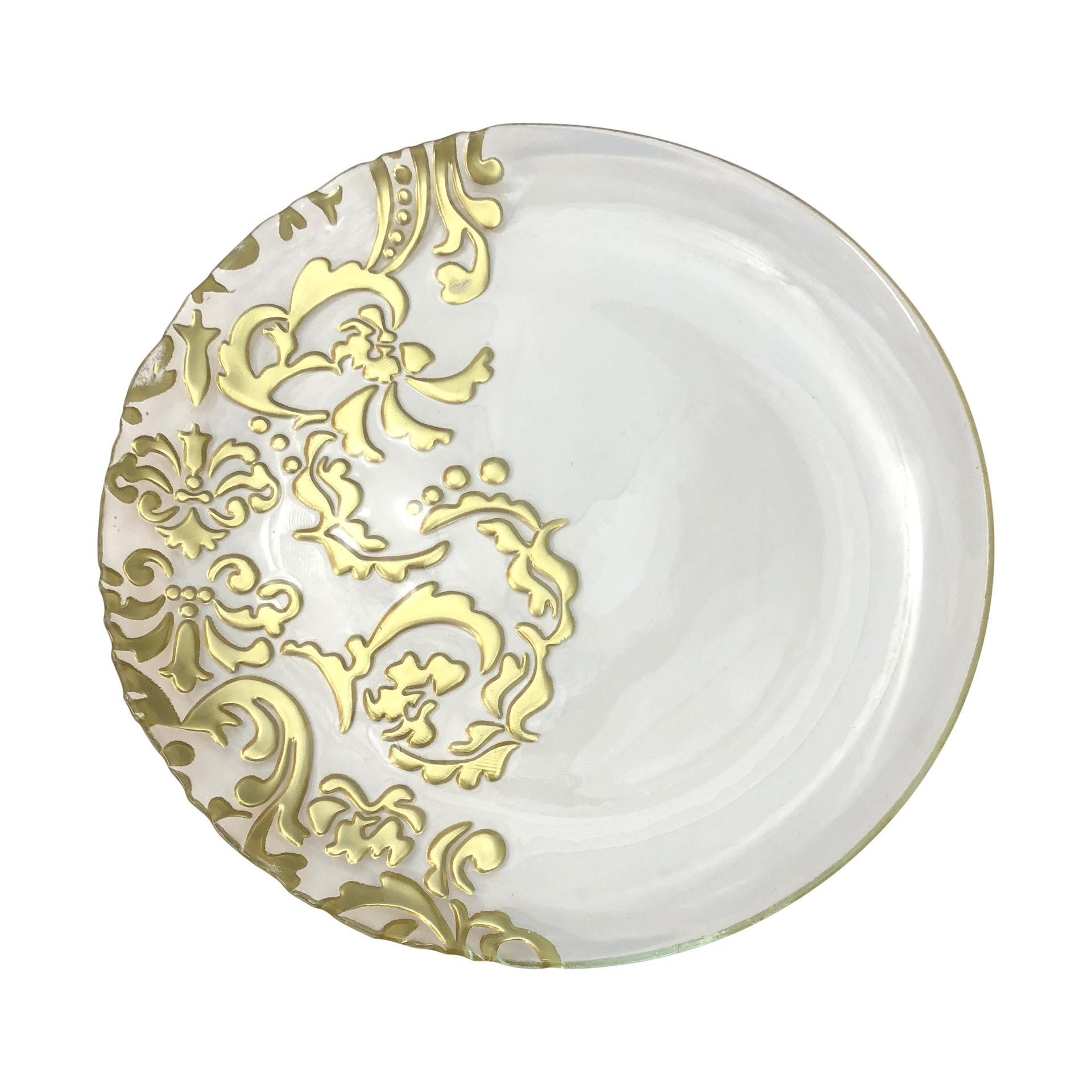 Gold/Glass 11inch Face Plate